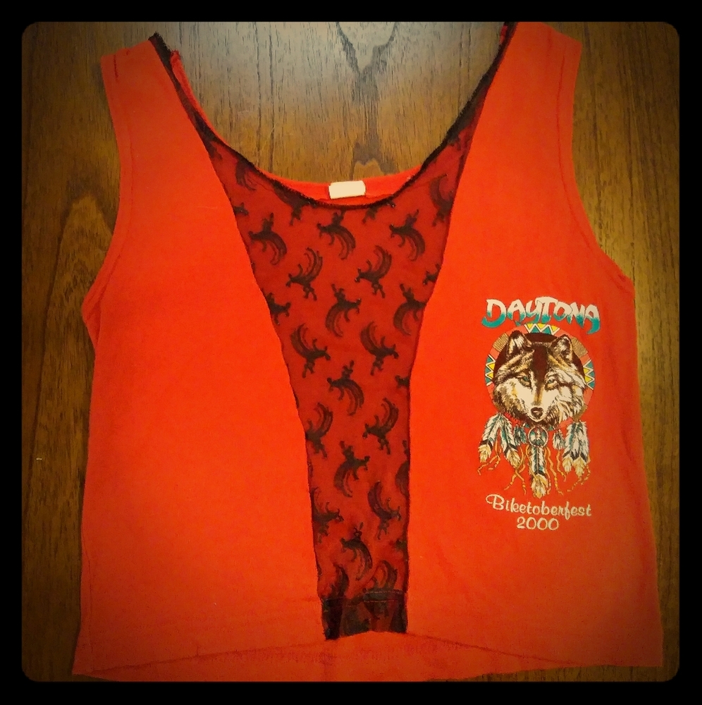 RARE Biketoberfest 2000 Tank crop top
